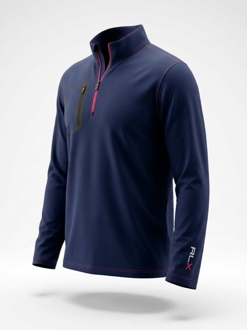 RLX Ralph Lauren Performance Jersey Quarter-Zip Pullover - Size L